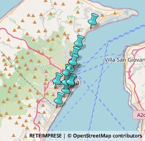 Mappa Imbarco traghetti per Villa San Giovanni, 98121 Messina ME, Italia (2.4825)