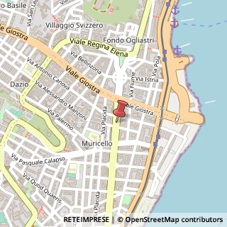 Mappa Via Giuseppe Garibaldi,  282, 98121 Messina, Messina (Sicilia)