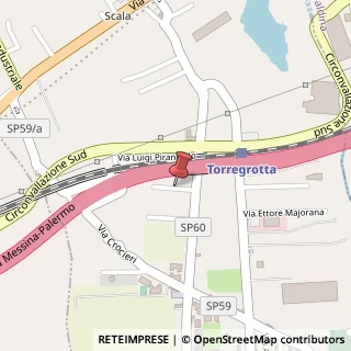 Mappa Via salvatore quasimodo 35, 98040 Torregrotta, Messina (Sicilia)