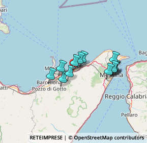 Mappa 98043 Torregrotta ME, Italia (11.47923)