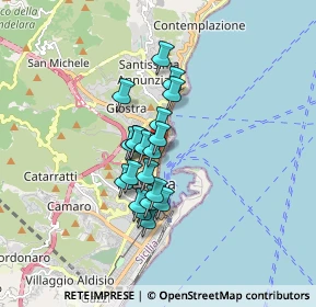 Mappa Via Francesco Crispi, 98121 Messina ME, Italia (1.3205)