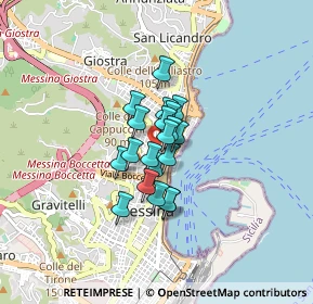 Mappa Piazza S. Vincenzo, 98121 Messina ME, Italia (0.5145)