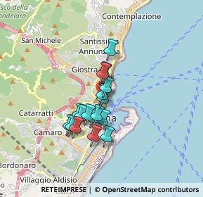 Mappa Piazza S. Vincenzo, 98121 Messina ME, Italia (1.35647)