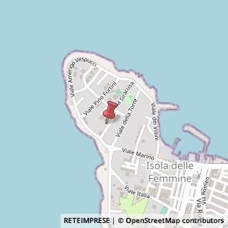 Mappa Vicolo Argento, 5, 90040 Isola delle Femmine, Palermo (Sicilia)