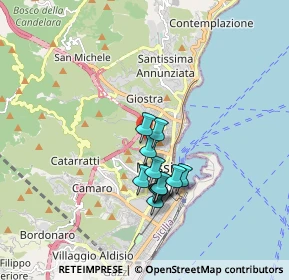 Mappa Via del Pozzo, 98121 Messina ME, Italia (1.52667)