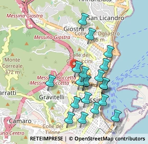 Mappa Via del Pozzo, 98121 Messina ME, Italia (1.023)