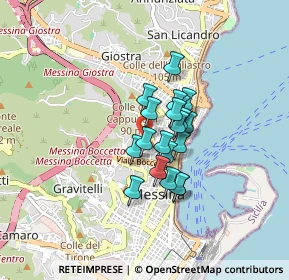 Mappa Via delle Mura, 98121 Messina ME, Italia (0.5975)