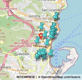 Mappa Via delle Mura, 98121 Messina ME, Italia (0.7675)