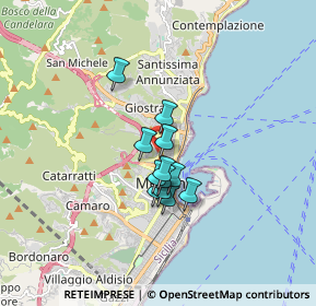 Mappa Via delle Mura, 98121 Messina ME, Italia (1.21083)