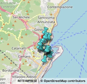 Mappa Via delle Mura, 98121 Messina ME, Italia (1.0695)