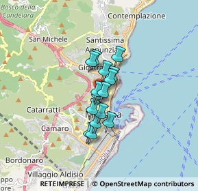 Mappa Via delle Mura, 98121 Messina ME, Italia (1.112)