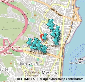 Mappa Via delle Mura, 98121 Messina ME, Italia (0.319)