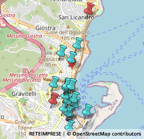 Mappa Via S. Liberale, 98121 Messina ME, Italia (1.1265)