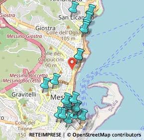 Mappa Via S. Liberale, 98121 Messina ME, Italia (1.2505)