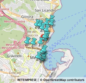 Mappa Via S. Liberale, 98121 Messina ME, Italia (0.6675)