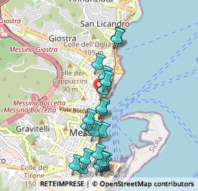 Mappa Via S. Liberale, 98121 Messina ME, Italia (1.099)