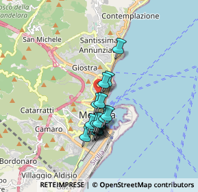 Mappa Via della Fonderia, 98121 Messina ME, Italia (1.53474)