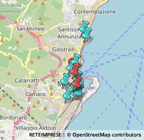 Mappa Via della Fonderia, 98121 Messina ME, Italia (1.30308)