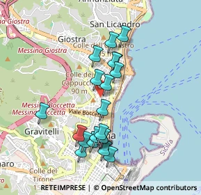 Mappa Via della Fonderia, 98121 Messina ME, Italia (0.9495)