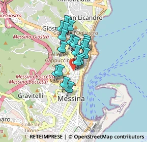 Mappa Via della Fonderia, 98121 Messina ME, Italia (0.6505)