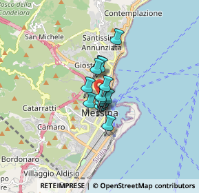 Mappa Via dei setaioli, 98121 Messina ME, Italia (0.86071)