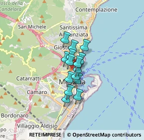 Mappa Via Osservatorio, 98121 Messina ME, Italia (0.99267)