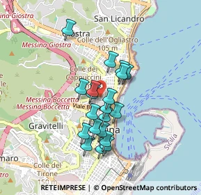 Mappa Via Osservatorio, 98121 Messina ME, Italia (0.772)