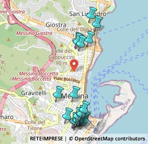 Mappa Via Osservatorio, 98121 Messina ME, Italia (1.3215)