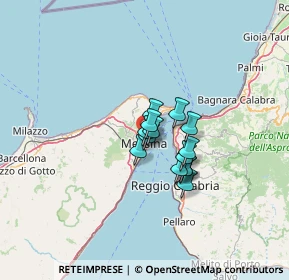 Mappa Via Osservatorio, 98121 Messina ME, Italia (8.07857)