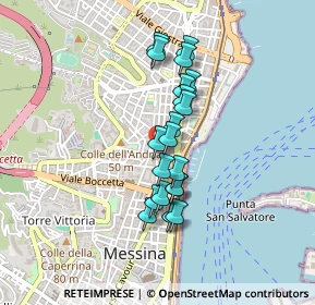 Mappa Via Concezione, 98121 Messina ME, Italia (0.3795)