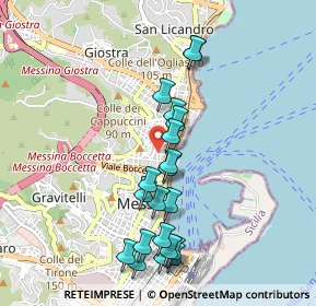 Mappa Via Gran Priorato, 98121 Messina ME, Italia (1.047)