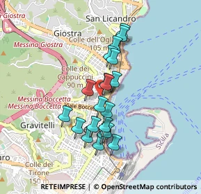 Mappa Via Concezione, 98121 Messina ME, Italia (0.7985)