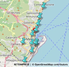 Mappa Piazza Unità d'Italia Ricevimento Pubblico Via Gran Priorato ang, 98121 Messina ME, Italia (1.85364)