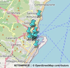 Mappa Piazza Unità d'Italia Ricevimento Pubblico Via Gran Priorato ang, 98121 Messina ME, Italia (0.93143)