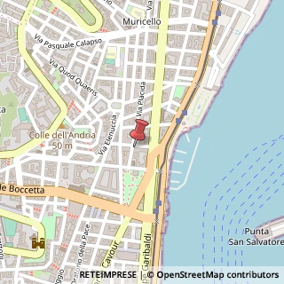 Mappa Piazza Unità d'Italia Ricevimento Pubblico Via Gran Priorato ang, Via Placida, 98121 Messina ME, Italia, 98121 Messina, Messina (Sicilia)