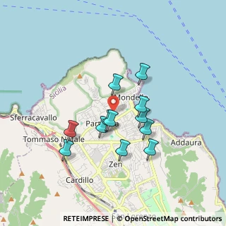 Mappa 90151 Palermo PA, Italia (1.61333)