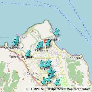 Mappa 90151 Palermo PA, Italia (2.52588)