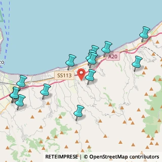 Mappa 98040 Torregrotta ME, Italia (5.06357)