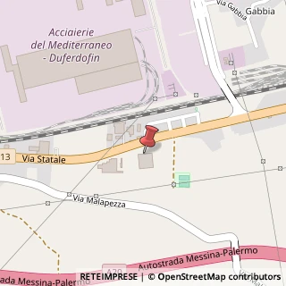 Mappa Via Nazionale, 356, 98042 Pace del Mela, Messina (Sicilia)