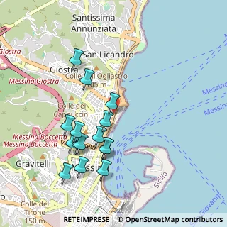 Mappa Via Porto Salvo, 98168 Messina ME, Italia (1.084)