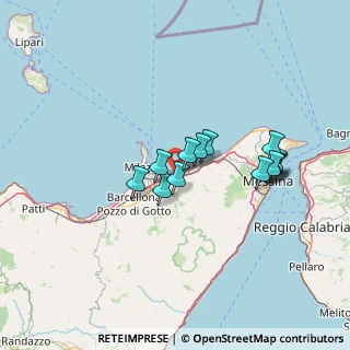 Mappa 98040 Giammoro ME, Italia (12.45538)