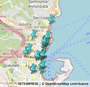 Mappa Via Eduardo Boner, 98121 Messina ME, Italia (0.8285)