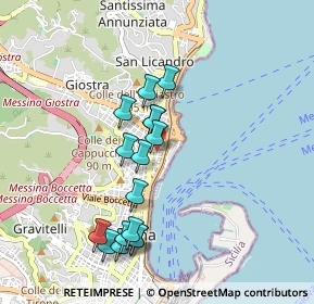 Mappa Via Eduardo Boner, 98121 Messina ME, Italia (0.95688)