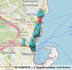 Mappa Via Eduardo Boner, 98121 Messina ME, Italia (0.615)