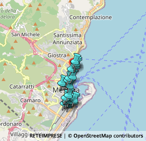 Mappa Via Eduardo Boner, 98121 Messina ME, Italia (1.542)