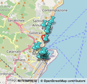 Mappa Via Portosalvo, 98121 Messina ME, Italia (1.361)