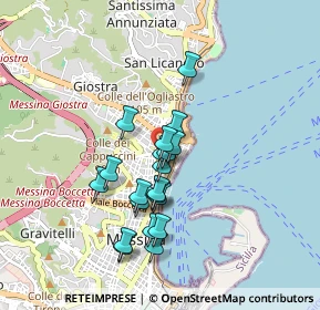 Mappa Via Portosalvo, 98121 Messina ME, Italia (0.8075)