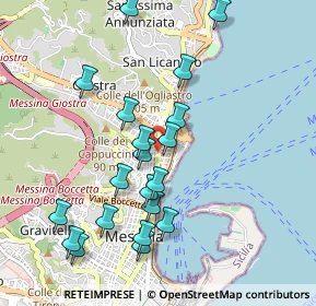 Mappa Via Portosalvo, 98121 Messina ME, Italia (1.105)