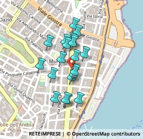 Mappa 98121, 98121 Messina ME, Italia (0.184)