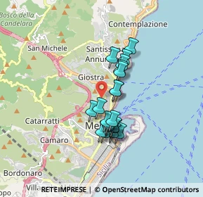 Mappa Via Pasquale Calapso, 98121 Messina ME, Italia (1.4315)